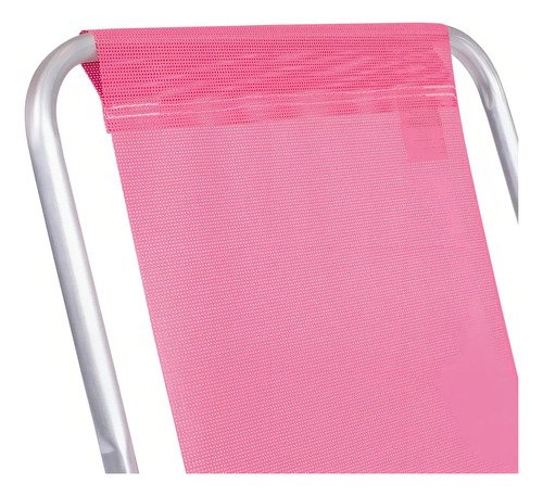 Sillón Sannet High Beach Kit 3, Silla De Piscina De Aluminio Rosa - Imagen 6