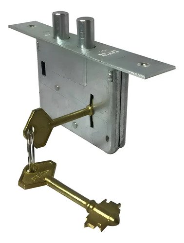 Cerradura Star Cerrojo 200s 65x 82mm - Tyt Plateado