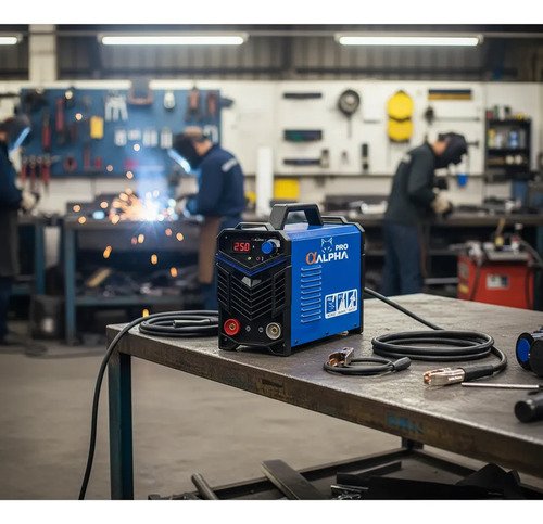 Soldadora Inverter Tig 250a 2-1 Alpha Pro Et9250m2hx Azul - Imagen 2