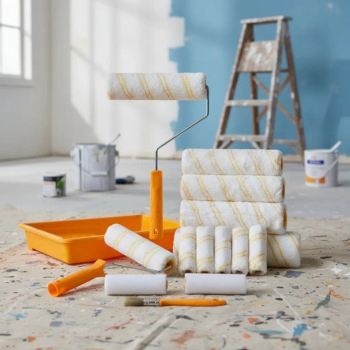 Set Kit Rodillo Pintura + Bandeja 14 En 1 Ingco Hktcb862302 - Imagen 4