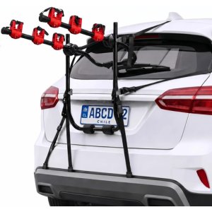 Porta 3 Bicicletas Universal Eoland Trasero Auto Camioneta Soporte Enganche Maletero Rack Bici 3 Unidades Plegable Ciclismo Negro