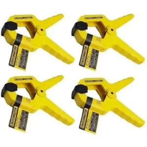 4 Prensas Pinza Sujeción Plastica12kg 115mmx50mm Crossmaster