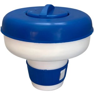 Boya Dosificadora De Cloro Perfilplast Para Pastillas De 50g Blanco/azul