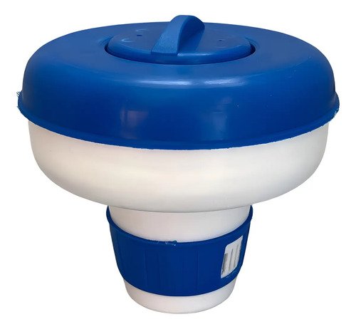 Boya Dosificadora De Cloro Perfilplast Para Pastillas De 50g Blanco/azul