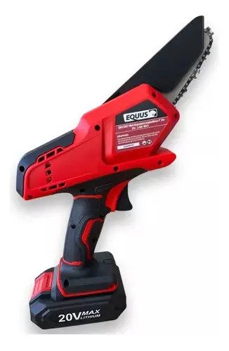 Mini Motosierra Inalámbrica Equus 4 + Cargador + Bateria Tyt Rojo - Imagen 4