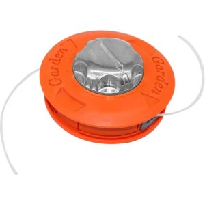 Cabezal Universal Automático Para Desmalezadora Con Punta De Aluminio Reforzado Naranja Claro
