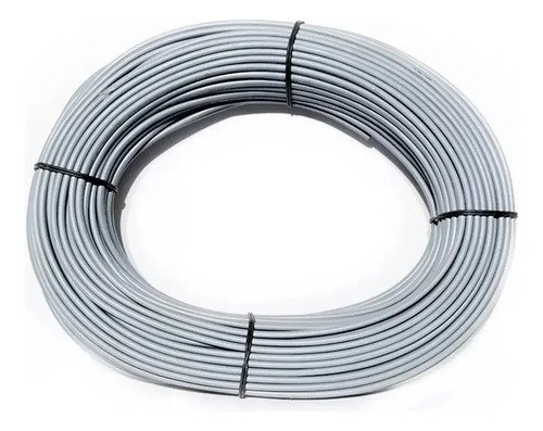 10 Metros De Cable Super Plastico 2x4mm. Gris