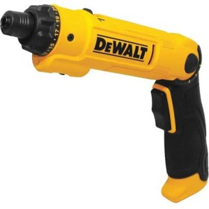 Kit Atornillador Pivot Dw 8v+45 + Puntas + Adaptador Maleta Amarillo 50hz/60hz
