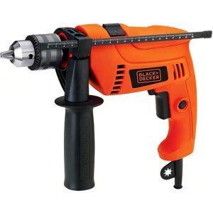 Taladro Percutor B+d 550w 1/2  V.v.r Hd555 Naranja 50 Hz