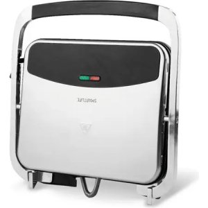 Sandwichera Grill Smartlife 1800w Antiadherente 4 Sandwiches Acero Inoxidable