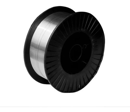 Rollo Alambre Flux Para Soldar Mig Lusqtoff 0.9mm Por 5 Kg Plateado