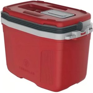Heladera Conservadora Térmica 32 Litros Posa Vasos Termolar Rojo