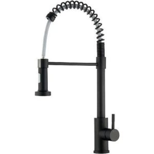 Monocomando Flexible Cocina Negro Mesada Magya 106 - Tyt Negro