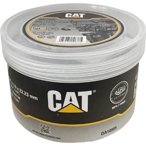 Disco Cat Para Corte Metal De 125x1x22mm Box 50 Piezas Negro