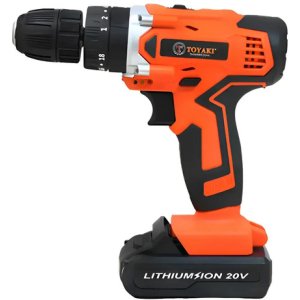 Taladro A Batería 20v 10mm Toyaki Tk-817a - Tyt Naranja 50/60