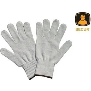 Guante Lanilla Blanco Pack 12 Unidades