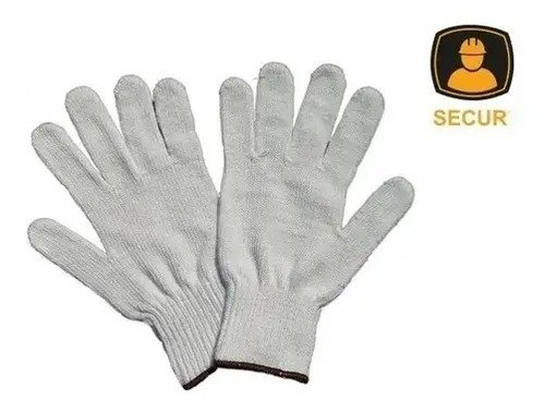 Guante Lanilla Blanco Pack 12 Unidades