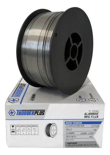 Alambre Flux Acero Azul Calibre 8 Espesor 0.8mm Soldadura 3kg - Imagen 3