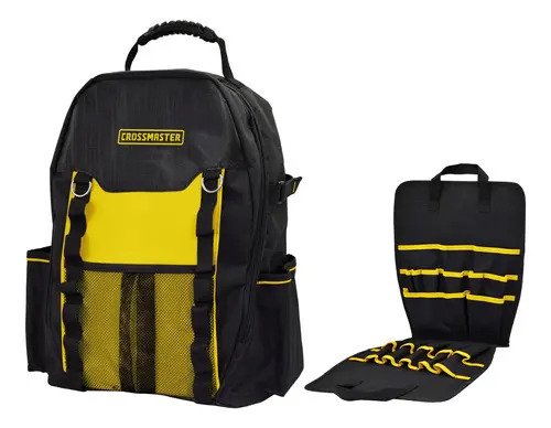 Mochila Porta Herramientas 38x23x49cm Crossmaster 9930956 Color Amarillo