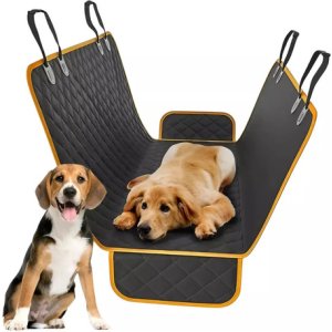 Funda Impermeable Para Asientos De Auto Mascotas Perro Y Gato Pet Gear Ght-001 Color Negro
