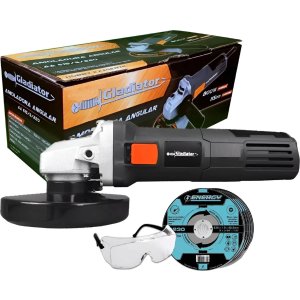 Amoladora Angular Gladiator 800w 115mm 10 Disco Envio Gratis Gris Oscuro 50 Hz 60 Hz