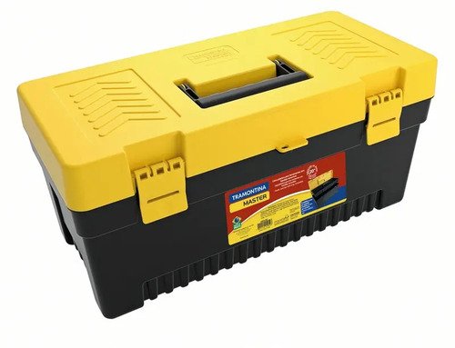 Caja De Herramientas Tramontina 43803020 De Plástico 24cm X 50.8cm X 24cm Negra Y Amarilla Negro/amarillo - Imagen 9