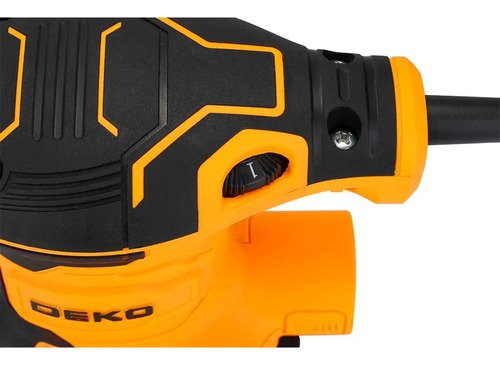 Lijadora Roto Orbital 5 Deko Dkos32xl125 320w 6 Velocidades Amarillo - Imagen 3