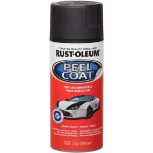 Aerosol Negro Mate Rust Oleum Peel Coat Pintura Vinílica Removible 312g