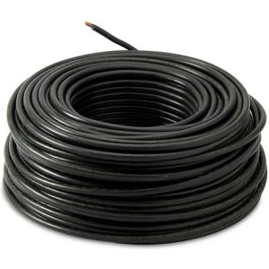 Cable Instalacion 1.00mm Negro Rollo 10mts