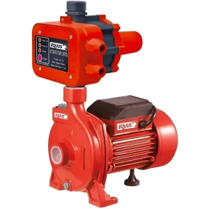 Bomba Centrifuga Equus 1hp + Press Control Aumento Presion T Rojo