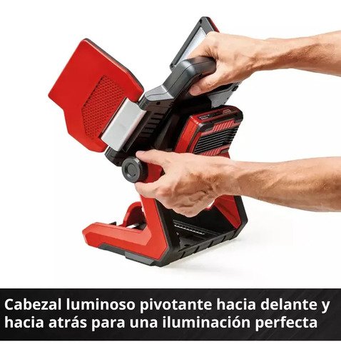 Reflector Led Inalam Einhell Tp-cl 18/3000 Li Solo Blanco Neutro 3000lm Carcasa Roja Rojo - Imagen 5