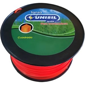 Bobina Tanza Cuadrada Para Bordeadora 2.5 Mm X 1 Kg - Tyt Roja