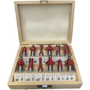Juego De 12 Fresas Para Fresadora Router Eje 12mm