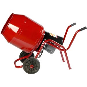 Hormigonera Goldex 130l Motor Weg 3/4 Hp Color Rojo
