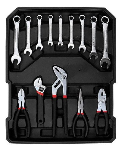 Kit De Herramientas Nappo 499 Piezas + Valija Metálica Color Gris - Imagen 3