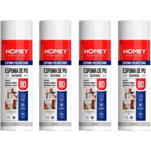 Espuma De Poliuretano Expansible 750ml X4 Pomos