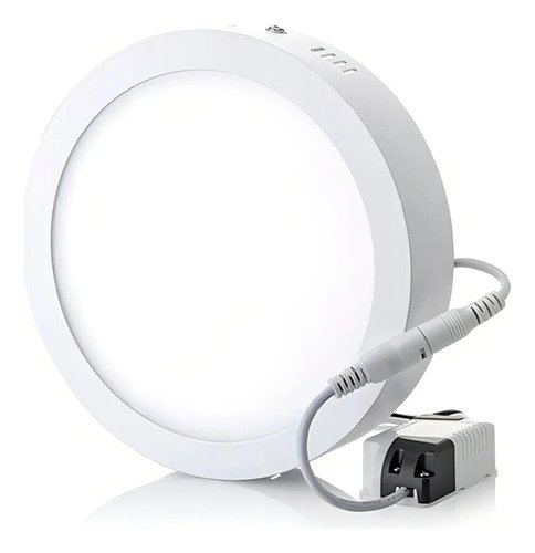 Plafón Led Circular Candela 12w Blanco Frío Techo 17cm - Imagen 6