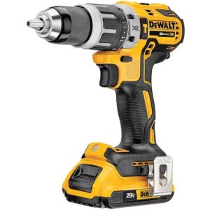 Taladro Percutor Atornillador Inalámbrico De 13mm Dewalt Dcd796d2 + 2 Baterías De 2ah + Accesorio Con Maletín De Transporte Amarillo