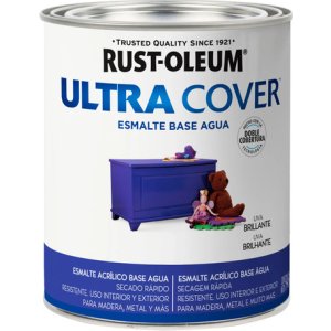 Pintura Esmalte Al Agua Ultra Cover Rust Oleum 0,9lt Uva Brillante