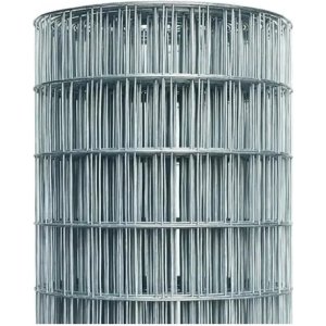 Tejido Malla Electrosoldada Galvanizada Rollo 25 Mts X 1.50 Plateado