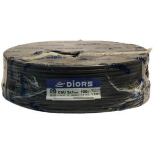 Cable Bajo Goma 3x1 Rollo 100 Mts -