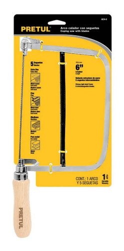 Arco De Sierra Para Calar 6'' Incluye 5 Hojas Pretul - Fc - Imagen 2