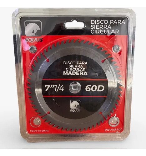 Disco Para Sierra Circular 175 Mm 60d Equus Plateado - Imagen 2