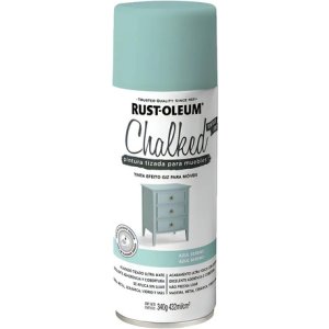 Pintura Aerosol Tizado Base Aceite Rust-oleum Chalked 354ml Azul Sereno - Serenity Blue