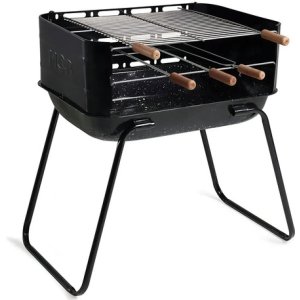 Parrilla Para Barbacoa Arizona Mor Con Lavabo Esmaltado - 3026 Negro/blanco