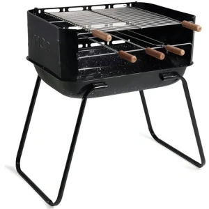 Parrilla Para Barbacoa Arizona Mor Con Lavabo Esmaltado - 3026 Negro/blanco
