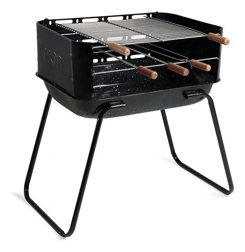 Parrilla Para Barbacoa Arizona Mor Con Lavabo Esmaltado - 3026 Negro/blanco
