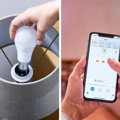 Pack De 3 Lámparas Bulbo Led Rgb Con Wifi 9w, Pase E27 Rgb - Imagen 3