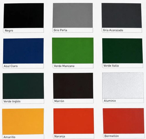 Pintura Esmalte Sintetico Brillante Int/ext 0.9 Lt Colores Negro