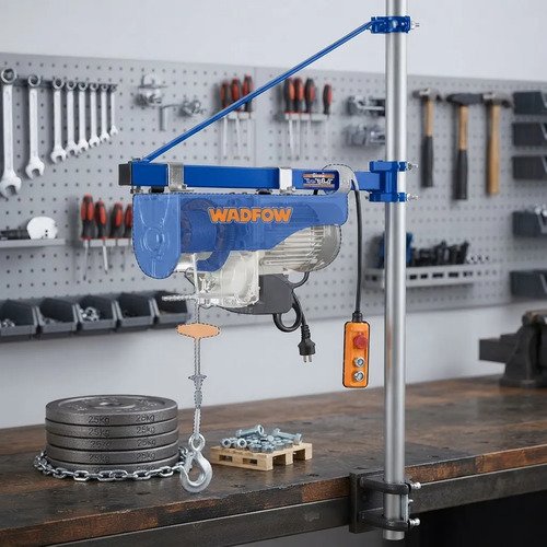 Soporte Para Aparejo Electrico 300kg 1100mm Wadfow Azul 1 - Imagen 2